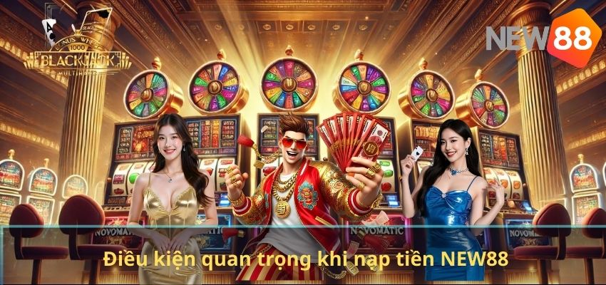 NẠP TIỀN NEW88 Điều kiện quan trọng khi nạp tiền NEW88